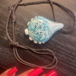 Glass Pendant Necklace